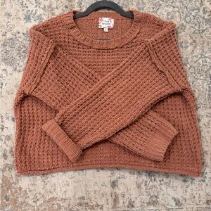Pink Republic Women's Warm Copper Sweater Size XL
